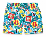 Boys' Christmas Hawaiian Board Shorts