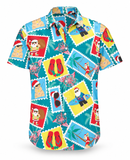 Boys' Christmas Short-Sleeved Shirt
