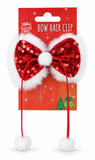 Christmas Fur-Trim Hair Accessory