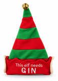 Slogan Fleece Elf Hat