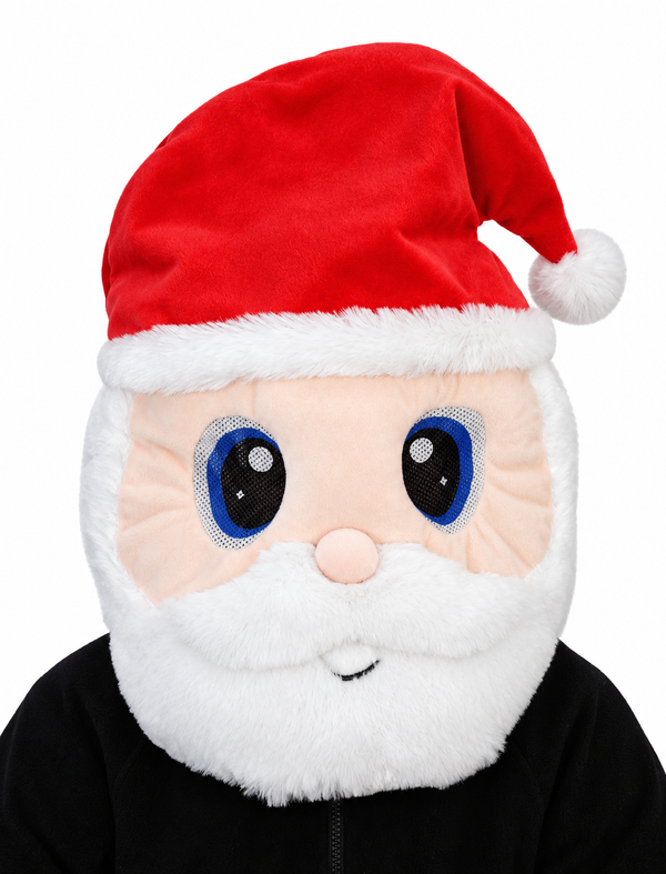 Plush Giant Santa Head Mask