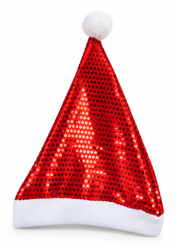 Kids Sequin Santa Hat