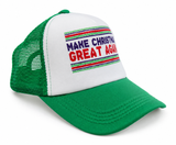 Printed Christmas Trucker Cap
