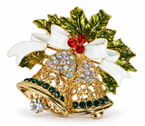 Christmas Diamante Brooch