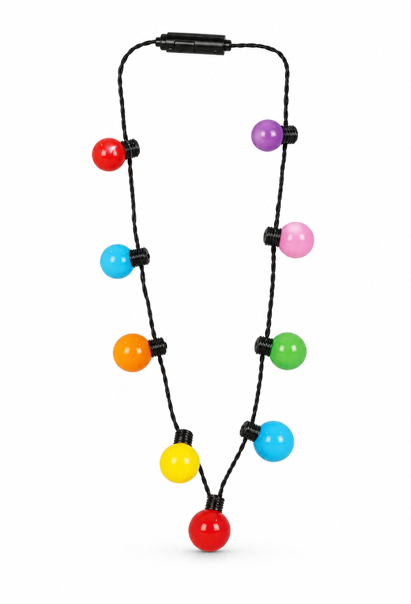 Flashing Rainbow Festoon Necklace
