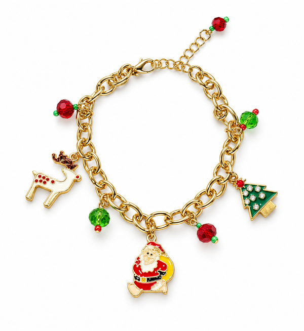 Christmas Chain Charm Bracelet