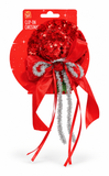 Clip-On Sequin Christmas Top Hat