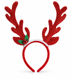 Tall Glitter Antler Headband