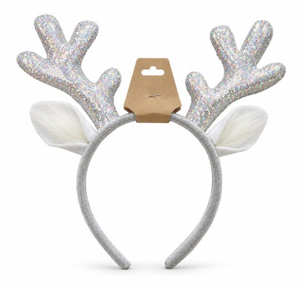 Metallic Antler Headband