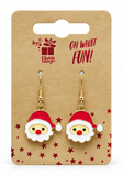 Christmas Dangly Charm Earrings