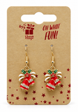 Christmas Dangly Charm Earrings