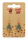 Christmas Dangly Charm Earrings