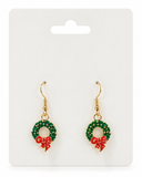 Christmas Metal Charm Earrings
