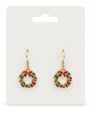 Christmas Metal Charm Earrings