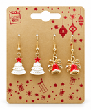 Christmas Dangly Earrings – 2 Pairs