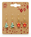 Christmas Dangly Earrings – 2 Pairs