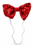 Sequin Christmas Bow Tie