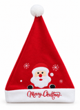 Embroidered Christmas Character Santa Hat