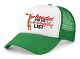 Printed Christmas Trucker Cap