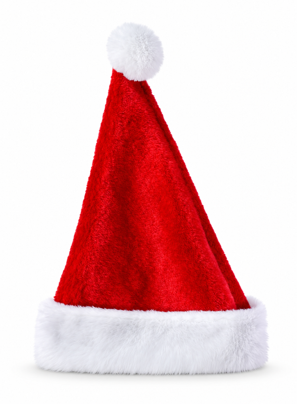 Plush Adult Santa Hat