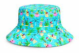 Fully Lined Christmas Print Bucket Hat