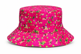 Fully Lined Christmas Print Bucket Hat