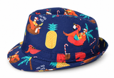 Summer Christmas Print Trilby Hat