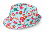 Summer Christmas Print Trilby Hat