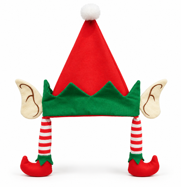 Elf Hat with Dangling Legs