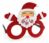 Glitter Christmas Character Glasses