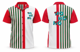 Men's Retro Christmas Bowling Shirt