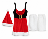 Ladies Christmas Costume Dress Set