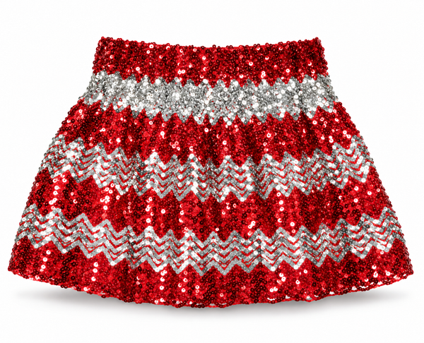 Christmas Sequin Skirt
