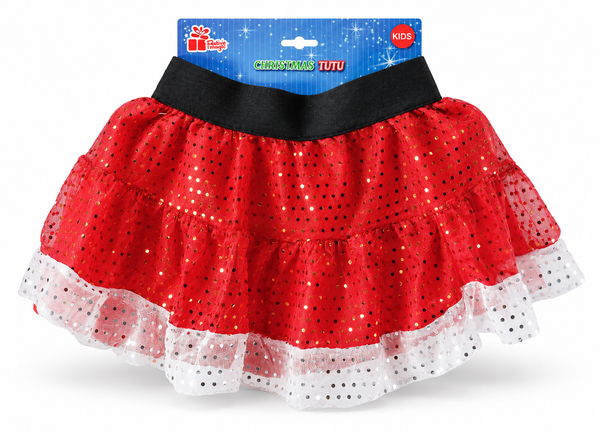 Girls Tiered Christmas Tutu
