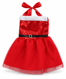 Girls Sequin Christmas Dress