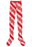 Candy Striped Christmas Tights
