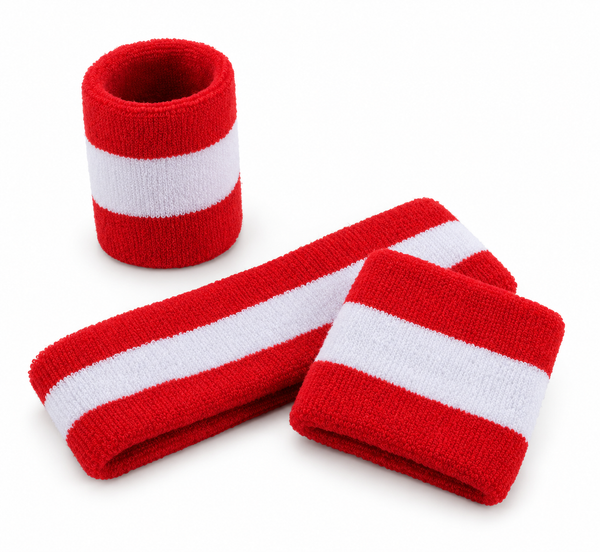 That 70s Christmas Sweatband Set