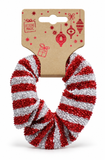 Metallic Tinsel Hair Scrunchie
