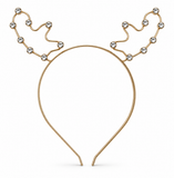 Diamante Metal Antler Headband