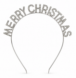 Merry Christmas Diamante Tiara Headband