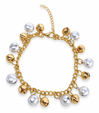 Christmas Jingle Bell Chain Bracelet