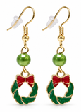 Christmas Long Drop Earrings