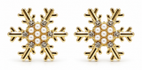 Christmas Pearl-Style Stud Earrings