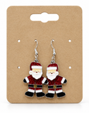 Christmas Metal Drop Earrings