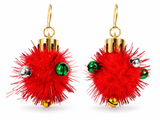 Christmas Tinsel Earrings