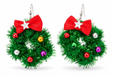 Christmas Tinsel Earrings