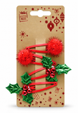 Christmas Decorative Hair Clips – 4 Pack