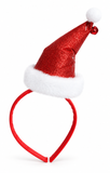 Glitter Santa Hat Headband
