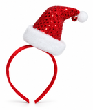 Glitter Santa Hat Headband