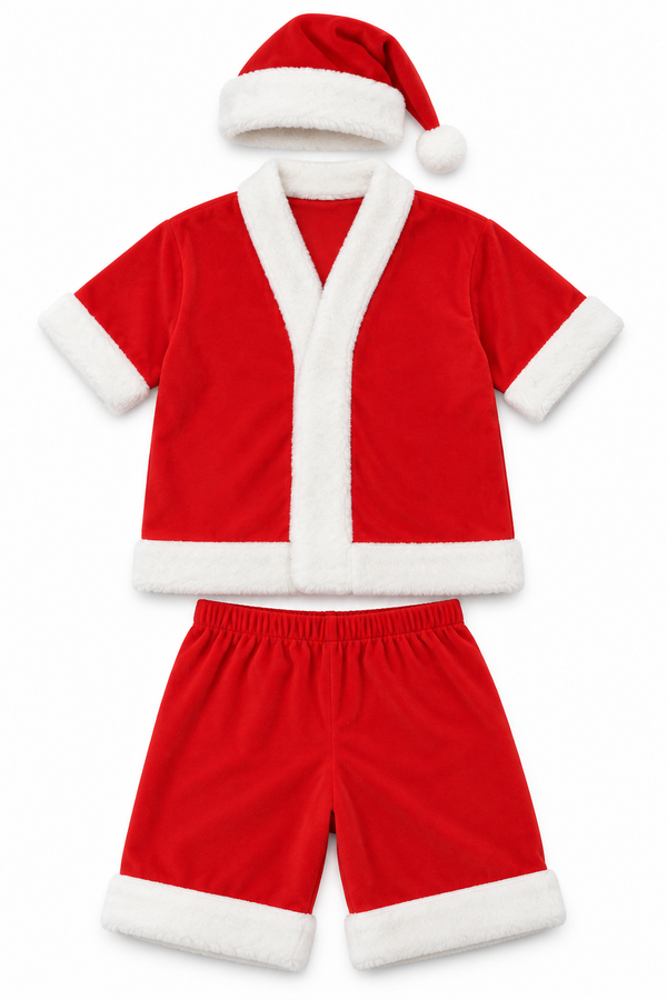 Adult Summer Santa Suit – 3 Piece Set